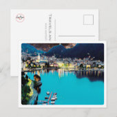 ldp COMO - See - Panorama Postkarte (Vorne/Hinten)