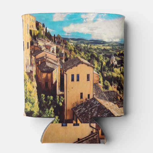 ldp MONTEPULCIANO - Stadt - Panorama - Dosenkühler (Rückseite)