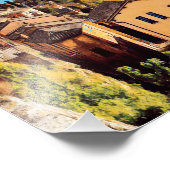 ldp MONTEPULCIANO - Stadt - Panorama - Fotodruck (Ecke)