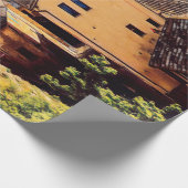ldp MONTEPULCIANO - Stadt - Panorama - Geschenkpapier (Ecke)