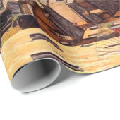 ldp MONTEPULCIANO - Stadt - Panorama - Geschenkpapier (Rolleneckpunkt)