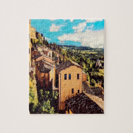 ldp MONTEPULCIANO - Stadt - Panorama - Puzzle (Vertikal)