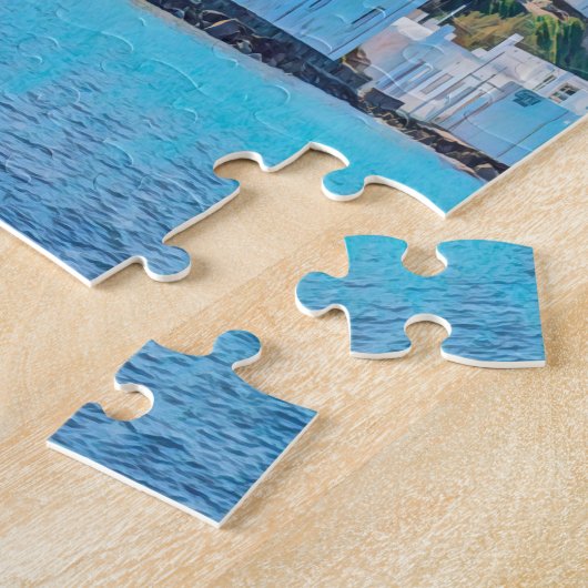 ldp MYKONOS - Blick vom Meer auf die Windmühlen - Puzzle (Seite)