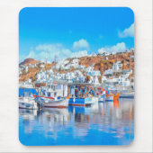 ldp MYKONOS - Fischerboote - Hafen - Panorama Mousepad (Vorne)