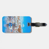 ldp MYKONOS - Fischereifahrzeuge - Hafen - Panoram Gepäckanhänger (Rückseite horizontal)