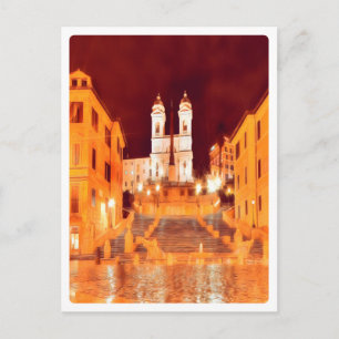 ldp PIAZZA DI SPAGNA nach Rom Postkarte