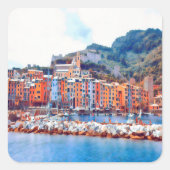 ldp PORTO VENERE - Quadratischer Aufkleber (Vorderseite)