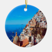 ldp POSITANO - Amalfi Küste - Panorama Keramik Ornament (Vorne)
