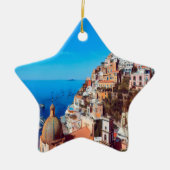 ldp POSITANO - Amalfi Küste - Panorama Keramik Ornament (Vorne)