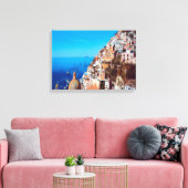 ldp POSITANO - Amalfi Küste - Panorama Leinwanddruck (Insitu (Wohnzimmer))