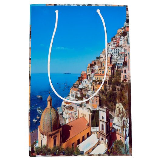 ldp POSITANO - Amalfi Küste - Panorama Mittlere Geschenktüte (Vorderseite)