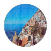 ldp POSITANO - Amalfi Küste - Panorama Schneidebrett (Vorderseite)