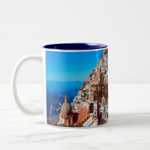 ldp POSITANO - Amalfi Küste - Panorama Zweifarbige Tasse