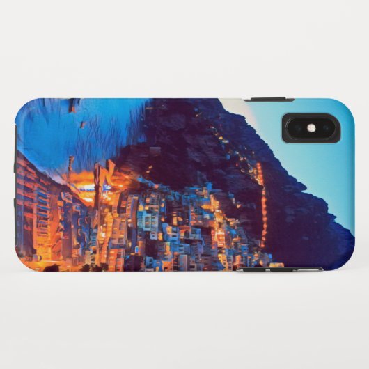 ldp POSITANO Amalfi Küste - Sonnenuntergang durch Case-Mate iPhone Hülle (Rückseite (Horizontal))
