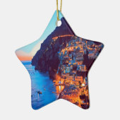 ldp POSITANO Amalfi Küste - Sonnenuntergang durch  Keramik Ornament (Links)