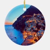 ldp POSITANO Amalfi Küste - Sonnenuntergang durch Keramik Ornament (Hinten)