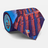 ldp POSITANO Amalfi Küste - Sonnenuntergang durch Krawatte (Gerollt)