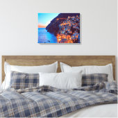 ldp POSITANO Amalfi Küste - Sonnenuntergang durch  Leinwanddruck (Insitu (Schlafzimmer))