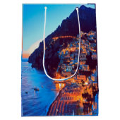 ldp POSITANO Amalfi Küste - Sonnenuntergang durch Mittlere Geschenktüte (Rückseite)