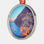 ldp POSITANO Amalfi Küste - Sonnenuntergang durch  Ornament Aus Metall (Links)