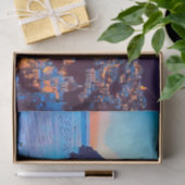 ldp POSITANO Amalfi Küste - Sonnenuntergang durch  Seidenpapier (Geschenk)