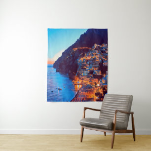 ldp POSITANO Amalfi Küste - Sonnenuntergang durch Wandteppich