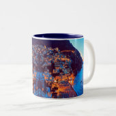 ldp POSITANO Amalfi Küste - Sonnenuntergang durch Zweifarbige Tasse (VorderseiteRechts)