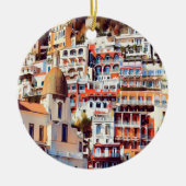 ldp POSITANO - Stadt - Kirche Santa Maria Assunta Keramik Ornament (Vorne)