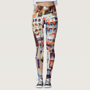 ldp POSITANO - Stadt - Kirche Santa Maria Assunta  Leggings