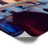 ldp POSITANO - Stadt - Kirche Santa Maria Assunta Poster (Ecke)