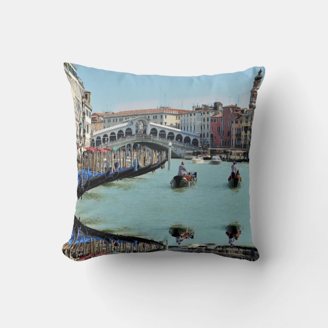 ldp RIALTO BRIDGE - Venedig - Kanal Grande Kissen (Vorderseite)