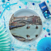 ldp RIALTO BRIDGE - Venedig - Kanal Grande Pappteller (Party)