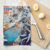 ldp RIOMAGGIORE - Cinque Terre - Geschirrtuch (Viertel Falte)