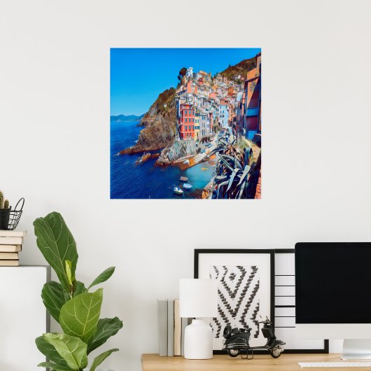 ldp RIOMAGGIORE - Cinque Terre - Poster (Heimbüro)