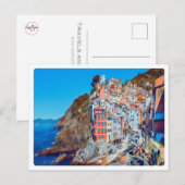 ldp RIOMAGGIORE - Cinque Terre - Postkarte (Vorne/Hinten)