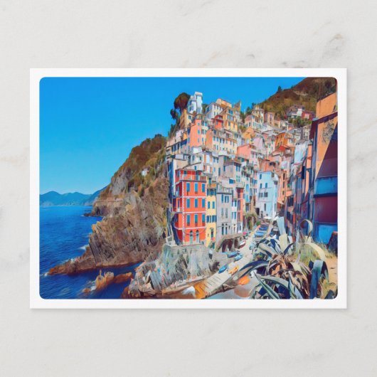 ldp RIOMAGGIORE - Cinque Terre - Postkarte (Vorderseite)