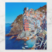 ldp RIOMAGGIORE - Cinque Terre - Weinetikett (Einzelnes Label)