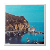 ldp SANTA CATALINA INSEL - Hafen - Fliese (Vorderseite)