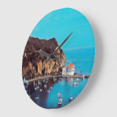 ldp SANTA CATALINA INSEL - Hafen - Große Wanduhr (Winkel)