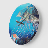 ldp SANTA CATALINA Island - Kalifornien - Hafen Große Wanduhr (Winkel)