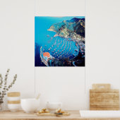 ldp SANTA CATALINA Island - Kalifornien - Hafen Poster (Küche)