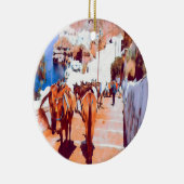 ldp SANTORINI - Donkey trail - Fira - Keramik Ornament (Rechts)