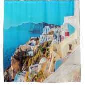 ldp SANTORINI - Panorama - Duschvorhang (Vorderseite)