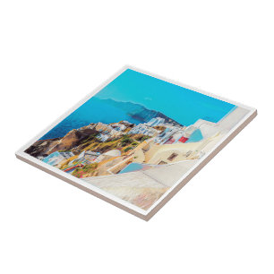 ldp SANTORINI - Panorama - Fliese