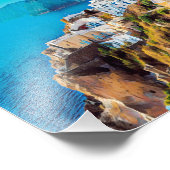 ldp SANTORINI - Panorama - Fotodruck (Ecke)
