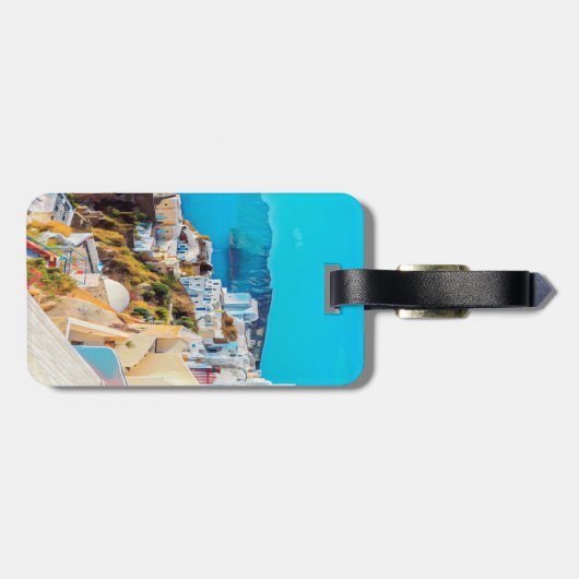 ldp SANTORINI - Panorama - Gepäckanhänger (Rückseite horizontal)