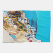 ldp SANTORINI - Panorama - Geschirrtuch (Horizontal)