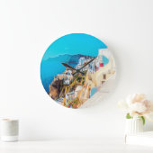 ldp SANTORINI - Panorama - Große Wanduhr (Zuhause)