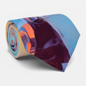 ldp SANTORINI - Panorama - nach Nacht - Krawatte (Gerollt)