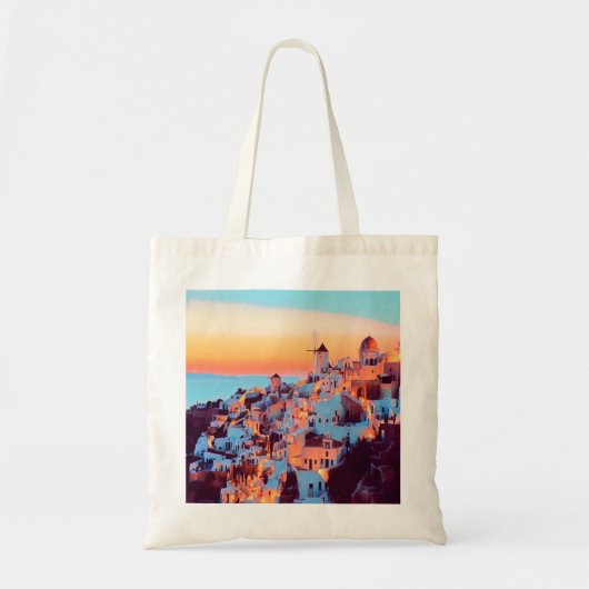 ldp SANTORINI - Panorama - nach Nacht - Tragetasche (Vorne)